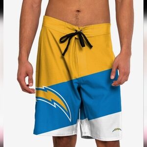 XXL 2x NFL Chargers swim trunks.Long length!